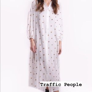 Traffic People BREATHLESS STROLL MAXI SHIRT DRESS